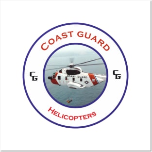 US Coastguard search and rescue Helicopter, Posters and Art